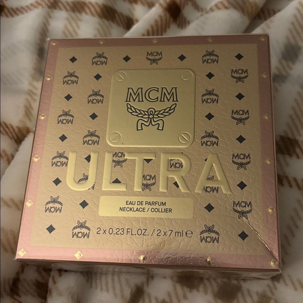 MCM Ultra Eau de Parfum Necklace Set in Gold